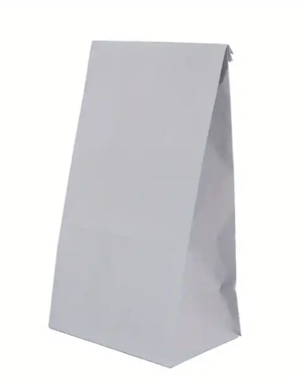 White Square bottom Paper bag 15×5×33cm