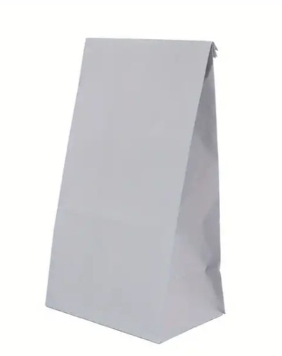 [WBAG15533] White Square bottom Paper bag 15×5×33cm